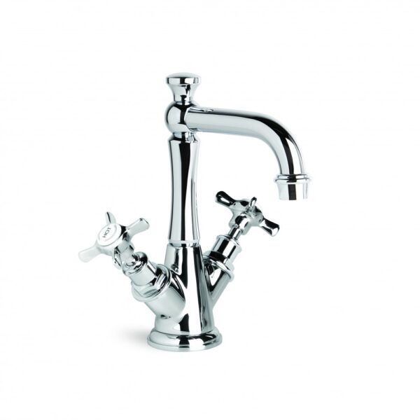 Brodware - Neu England - 1.8004.02.2.01 - Basin Mixer with Traditional Swivel Spout - Chrome