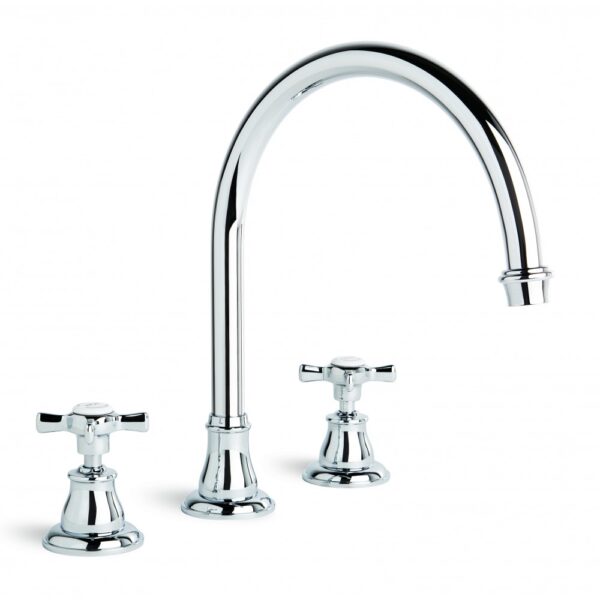 Brodware - Neu England - 1.8007.00.2.01 - Spa Set with Swivel Spout - Chrome