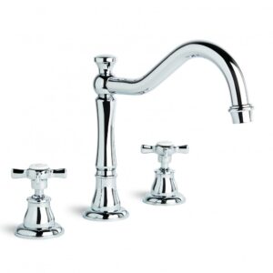 Brodware - Neu England -1.8007.10.2.01 - Kitchen Set with Traditional Swivel Spout - Chrome