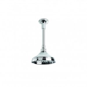 Brodware - Neu England - 1.8011.31.0.01 - 150mm Shower Rose with 150mm Ceiling Dropper - Chrome