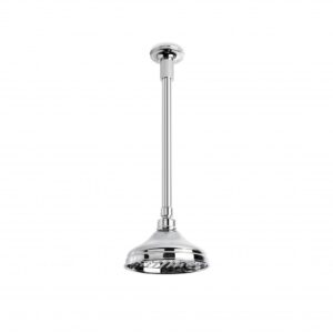 Brodware - Neu England - 1.8011.33.0.01 - 150mm Shower Rose with 300mm Ceiling Dropper - Chrome
