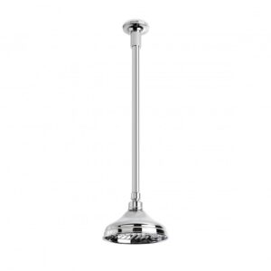 Brodware - Neu England - 1.8011.34.0.01 - 150mm Shower Rose with 450mm Ceiling Dropper - Chrome
