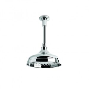 Brodware - Neu England - 1.8011.36.0.01 - 200mm Shower Rose with 150mm Ceiling Dropper - Chrome