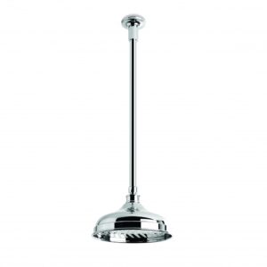 Brodware - Neu England - 1.8011.39.0.01 - 200mm Shower Rose with 450mm Ceiling Dropper - Chrome