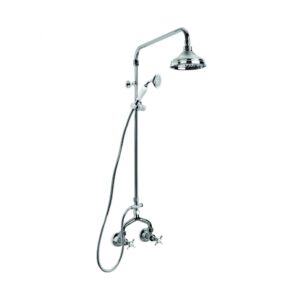 Brodware - Neu England - 1.8013.03.2.01 - Shower Set Exposed with 150mm Rose, Hand Shower and Diverter - Chrome