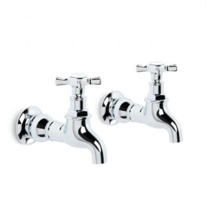 Brodware - Neu England - 1.8015.00.2.01 - Bib Taps Female, Pair - Chrome