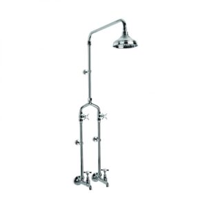 Brodware - Neu England - 1.8017.00.2.01 - Bath/Overhead Shower Set Exposed with 150mm Rose - Chrome
