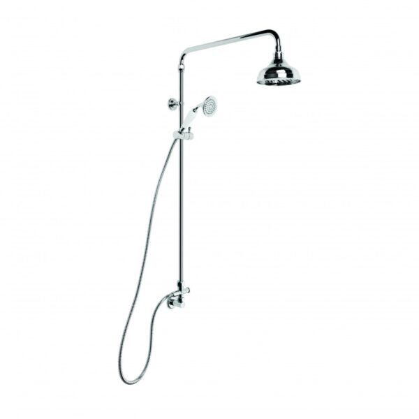 Brodware - Neu England - 1.8023.03.0.01 - Overhead Shower with Hand Shower, Diverter and 150mm Rose - Chrome