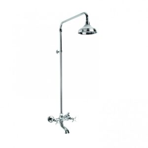 Brodware - Neu England - 1.8025.00.2.01 - Bath/Overhead Shower Set with 150mm Rose - Chrome