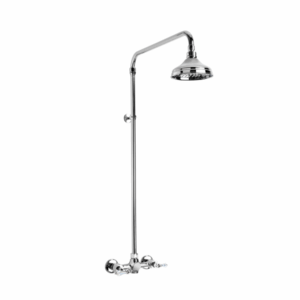 Brodware - Neu England - 1.8025.01.8.01 - Exposed Shower Set with 150mm Rose and Kristall Lever - Chrome