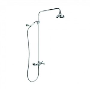 Brodware - Neu England - 1.8025.02.2.01 - Exposed Shower Set with 150mm Rose, Hand Shower and Diverter - Chrome