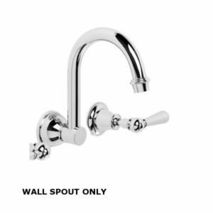 Brodware - Neu England - 1.8027.30.0.01 - 180mm Wall Swivel Spout Only - Chrome