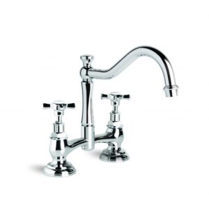Brodware - Neu England - 1.8031.02.2.01 - Kitchen Set with Traditional Swivel Spout - Chrome