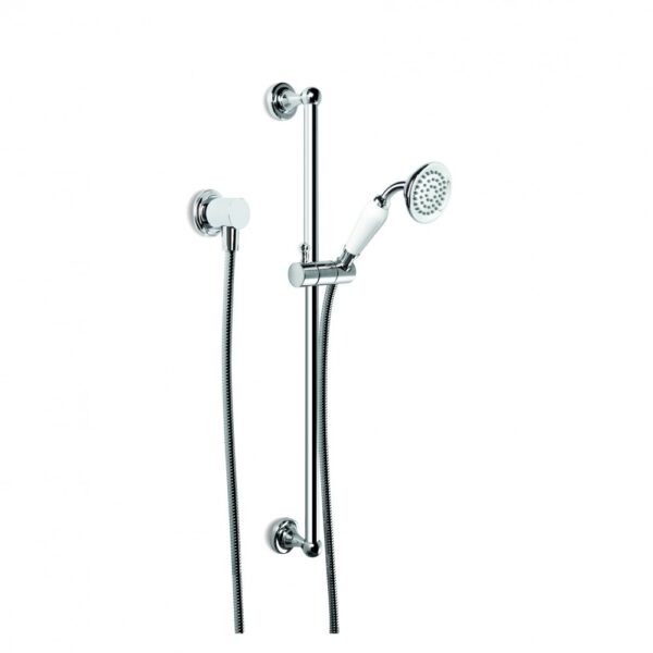 Brodware - Neu England - 1.8034.00.0.01 - Hand Shower Slider Set - Wels 3 Star Flow Rate 9L/min - Chrome