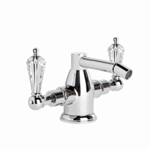 Brodware - Neu England - 1.8037.00.8.01 - Bidet Mixer with Kristall Levers - Chrome