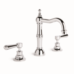 Brodware - Winslow - 1.8100.02.3.01 - Basin Set with Swivel Spout & Metal Levers - Wels 6 Star Flow Rate 4.5L/min - Chrome