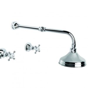 Brodware - Winslow - 1.8111.00.2.01 - Shower Set with 150mm Ball Joint Rose - Wels 3 Star Flow Rate 9L/min - Chrome