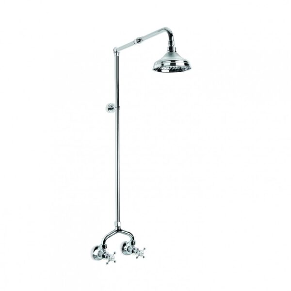 Brodware - Winslow - 1.8113.00.2.01 - Shower Set Exposed with 150mm Rose - Wels 3 Star Flow Rate 9L/min - Chrome