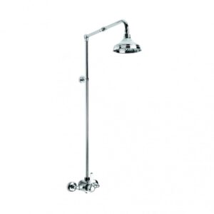 Brodware - Winslow - 1.8114.00.3.01 - Shower Mixer Exposed with 150mm Rose - Wels 3 Star Flow Rate 9L/min - Chrome