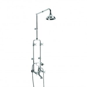 Brodware - Winslow - 1.8123.00.2.01 - Exposed Bath / Shower Set with 150mm Rose, Handshower - Wels 3 Star Flow Rate 9L/min - Chrome