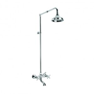 Brodware - Winslow - 1.8125.00.2.01 - Exposed Bath / Shower set with 150mm Rose - Wels 3 Star Flow Rate 9L/min - Chrome