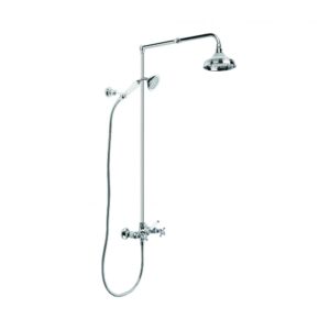 Brodware -  Winslow - 1.8125.02.2.01 - Shower Set with 150mm Rose, Diverter and Handshower - Wels 3 Star Flow Rate 9L/min - Chrome