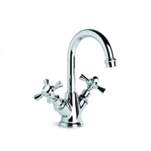 Brodware - Classique - 1.8704.00.2.01 - Basin Mixer with Swivel Spout - Wels 6 Star Flow Rate 4.5L/min - Chrome