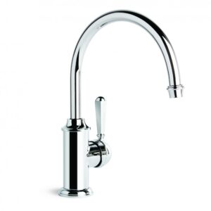 Brodware - Classique - 1.8708.00.3.01 - Kitchen Mixer Single Lever with Swivel Spout - Wels 5 Star Flow Rate 6L/min - Chrome