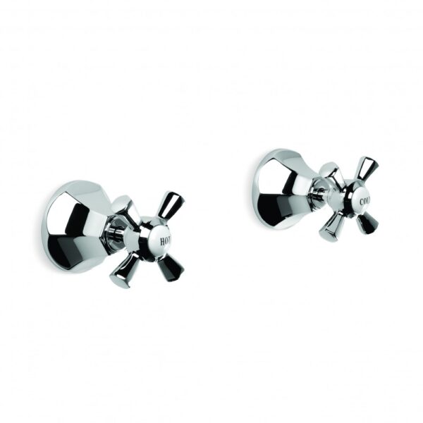 Brodware - Classique - 1.8749.00.2.01 - Wall Taps, Pair - Chrome