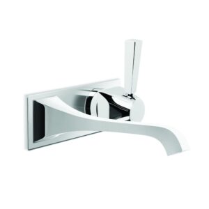 Brodware - Michelangelo - 1.8905.05.0.01 - Wall Set with 170mm Spout, Mixer and Backplate - Chrome