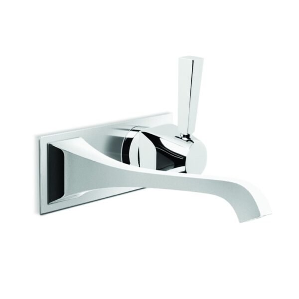 Brodware - Michelangelo - 1.8905.05.0.01 - Wall Set with 170mm Spout, Mixer and Backplate - Chrome
