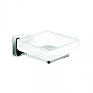 Brodware - Michelangelo - 1.8952.00.0.01 - Glass Soap Dish - Chrome