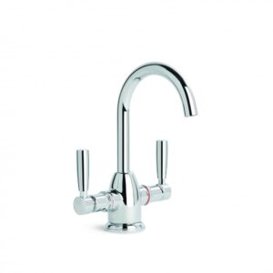 Brodware - Manhattan - 1.9104.00.3.01 - Basin Mixer with Swivel Spout - Wels 6 Star Flow Rate 4.5L/min - Chrome