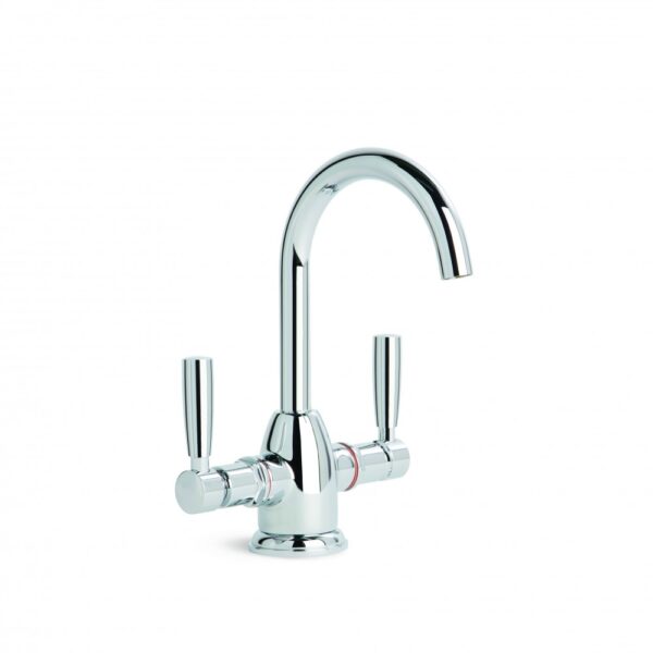 Brodware - Manhattan - 1.9104.00.3.01 - Basin Mixer with Swivel Spout - Wels 6 Star Flow Rate 4.5L/min - Chrome