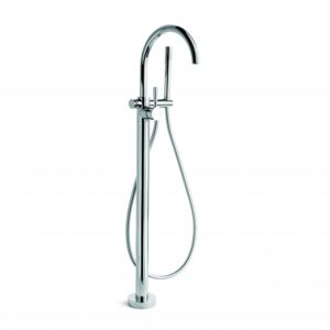 Brodware - Manhattan - 1.9108.08.0.01 - Bath/Handshower Diverter Set Floor Mount - Wels 3 Star Flow Rate 9L/min - Chrome