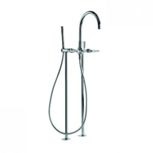 Brodware - Manhattan - 1.9122.00.3.01 - Bath/Handshower Diverter Set with Stand Pipes - Wels 3 Star Flow Rate 9L/min - Chrome