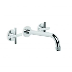 Brodware - Yokato - 1.9305.00.2.01 - Wall Set with 160mm Spout - Chrome