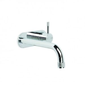 Brodware - Yokato - 1.9305.05.7.01 - Wall Set with 160mm Spout and Mixer, Backplate - Chrome