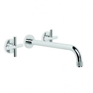 Brodware - Yokato - 1.9306.00.2.01 - Wall Set with 200mm Spout - Chrome