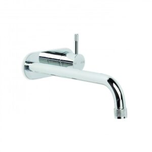 Brodware - Yokato - 1.9306.05.7.01 - Wall Set with 200mm Spout and Mixer, Backplate - Chrome