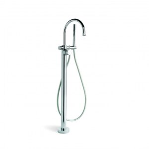 Brodware - Yokato - 1.9308.08.7.01 - Bath/Hand Shower Diverter Set Floor Mount - Wels 3 Star Flow Rate 9L/min - Chrome