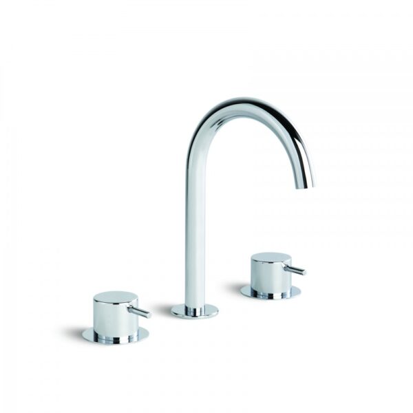 Brodware - Minim - 1.9400.00.3.01 - Basin Set with Swivel Spout - Wels 6 Star Flow Rate 4.5L/min - Chrome