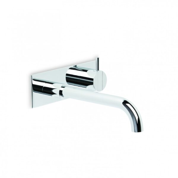 Brodware - Minim - 1.9405.05.0.01 - Wall Set with Mixer, 150mm Spout and Backplate - Chrome