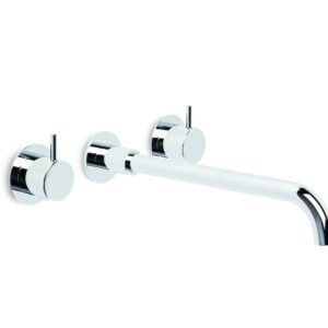 Brodware - Minim - 1.9406.00.3.01 - Wall Set with 200mm Spout - Chrome