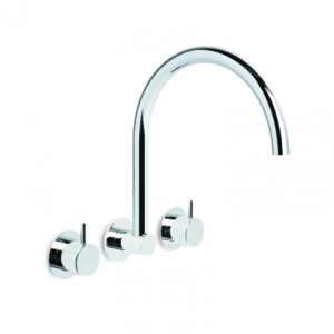 Brodware - Minim - 1.9428.00.3.01 - Wall Set with Swivel Spout - Chrome