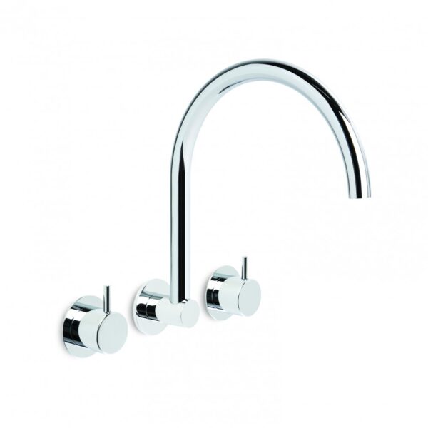 Brodware - Minim - 1.9428.00.3.01 - Wall Set with Swivel Spout - Chrome