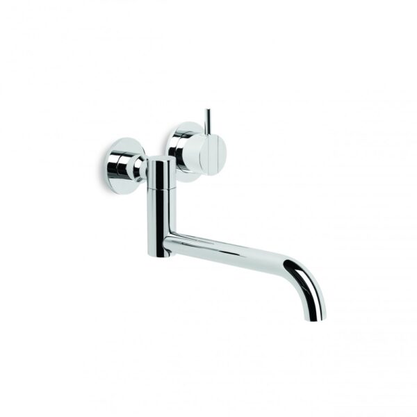 Brodware - Minim - 1.9429.04.0.01 - Wall Set with Mixer and 210mm Swivel Spout