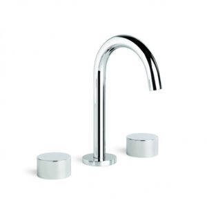 Brodware - Halo - 1.9500.00.2.01 - Basin Set with Swivel Spout & Metal Handle - Chrome