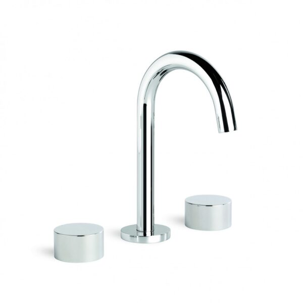 Brodware - Halo - 1.9500.00.2.01 - Basin Set with Swivel Spout & Metal Handle - Chrome