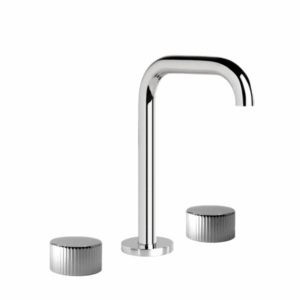 Brodware - Halo - 1.9500.80.9.01 - Basin Set with Swivel Spout & Pleat Handle - Chrome